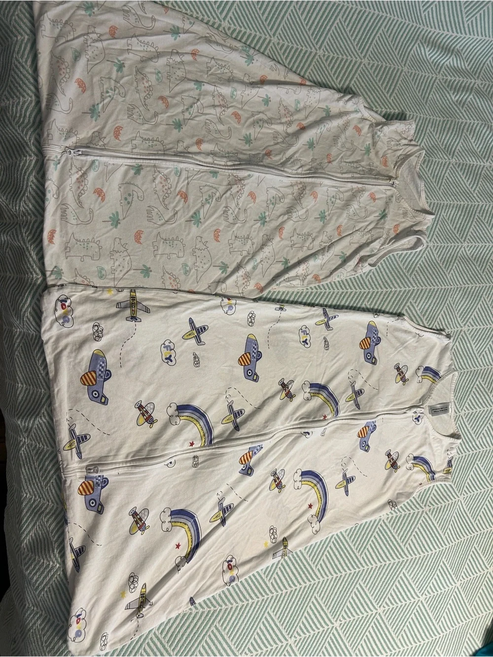 Baby Sleep Sack XL (2)- Airplane & Dinosaur Print